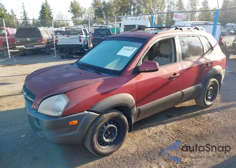 2006 Hyundai Tucson Limited/Gls from USA, damaged, VIN KM8JN12D96U372607